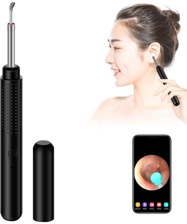 BA1 Ear Wax Removal Tool with Camera - 1080P Wireless Ear Otoscope Kit for Earwax Removal - Compatible with iPad & Android - Includes 12 Silicone Ear Tips - Black - Buy Online on GoSupps.com