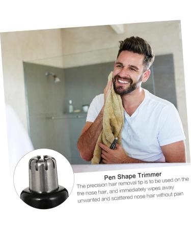 3 Pcs Electric Nose Hair Trimmer & Facial Hair Razor - Battery-Powered Nose Hair Remover & Epilator | Efficient Grooming Solutions - Buy Online on GoSupps.com