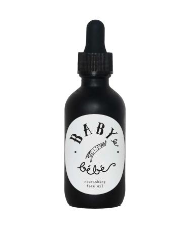 Baby le B b Nourishing Face Oil Hydrating Face Oil for Glowing Skin- Vegan Formula with Argan Oil, Clary Sage, Rosemary, and Carrot Seed Oil- Lightweight, Fast Absorbing- 2 fl oz
