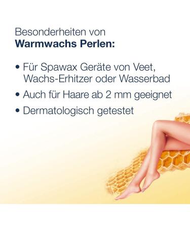 Veet Warm Wax Pearls with Beeswax - 2 x 230g for Smooth Skin | Ideal for Electric Wax Devices & Water Bath - Easy Dosage Lasts Up to 28 Days - Buy Online on GoSupps.com