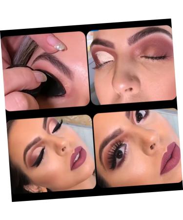 FRCOLOR 12 pcs Seal Shadow Crease Silicon Draw Practical Stamp Lazy Makeup Tool Black Eyes - Buy Online on GoSupps.com