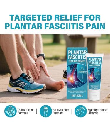 Cr me pour fasciite plantaire Soulagement des douleurs musculaires Cr me pour les pieds Talons fendill s et peau s che Soulagement maximal des pines calcan ennes et de la fasciite plantaire 3pcs - Buy Online on GoSupps.com