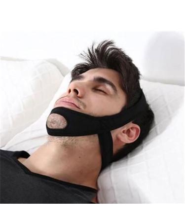 ANYURAN Stop Snoring Chin Strap Snoring Solution Anti Snoring Devices Effective Sleep Aid to Reduce Snoring for Snoring Sleep Mouth Respirator Black