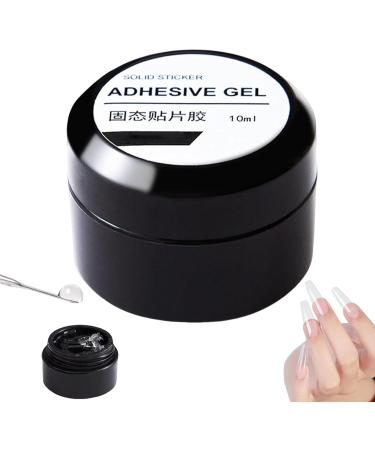 Solid Nail Gel - Solid Nail Glue Clear Hard Gel for Solid Nails | Natural Brilliance Glue Gel for False Nails Long Lasting Strong Adhesion Anti-Stain Application G - Buy Online on GoSupps.com