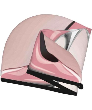 Microfiber Hair Drying Cap - Soft Absorbent Towel Wrap for Curly Long & Thick Hair | Quick Dry High Heel Butterfly Design - Buy Online on GoSupps.com