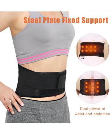 Tnsray Back Bandage - Relief & Support for Men & Women | Breathable Back Belt Heat Therapy & Lumbar Support (110cm) - Buy Online on GoSupps.com