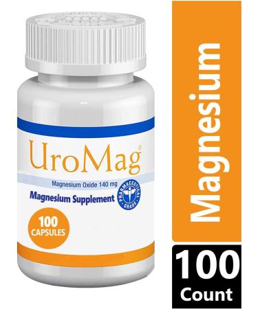 Uro-Mag Magnesium Oxide Dietary Mineral Supplement - 100 Count - Buy Online on GoSupps.com