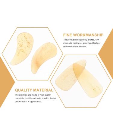 HAKIDZEL 8pcs Guzheng nails banjo picks ox horn pick guzheng picks celluloid guitar picks horn guitar pick Guzheng Accessories acoustic guitar picks thumb picks child bass horns hawaii 3X1.2X0.1CM Light Yellow 01 - Buy Online on GoSupps.com