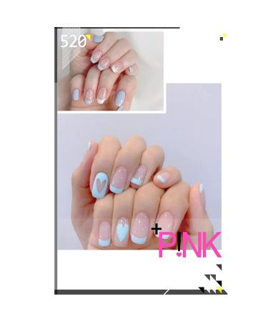 TOEDO Short French Nail Tips Half Cover Fake Nails for Nail Extension  480Pcs Acrylic False Nails Art Tips with Box  12 Sizes 480-French-Clear - Buy Online on GoSupps.com