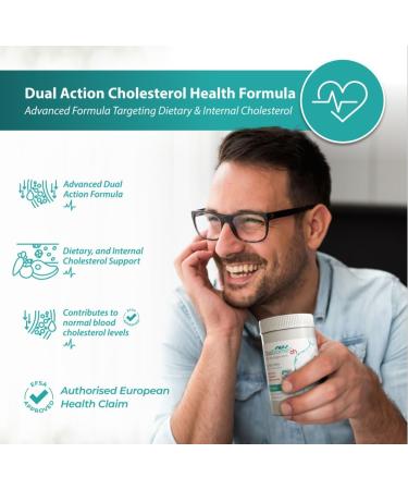 CholBiomeCH Probiotic Supplement 4 Billion CFU Dual Action Cholesterol Health 40 Tablets - Buy Online on GoSupps.com