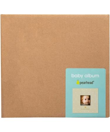 Pearhead Baby Photo Album & Keepsake Book - Gender-Neutral Gray Polka Dot Design - Buy Online on GoSupps.com