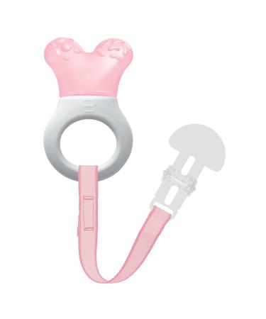 MAM Mini Teething Cooler and Clip Pink 2 Plus Months by MAM (English Manual) - Buy Online on GoSupps.com