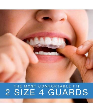 Dental Night Guard for Teeth Grinding and Clenching - Custom Moldable Mouth Guard to Prevent Bruxism - 4 Pack/2 Size - Buy Online on GoSupps.com