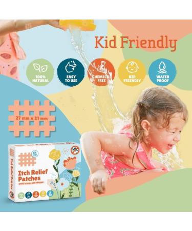 CrossLinq Itch Relief Patch | Natural Drug-Free Relief for The Whole Family | 64 Patches | Insect Bite Relief for Mosquitos, Ticks, Midges, Sandflies | Instant Effect - Buy Online on GoSupps.com
