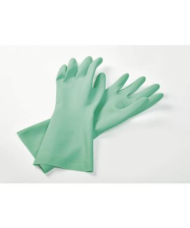 Spontex Daily Care Household Gloves - 100% FSC-Certified Latex with Recycled Cotton Lining Size M (7-7.5) 1 Pair (Pack of 2) - Eco-Friendly & Durable for All Cleaning Tasks - Buy Online on GoSupps.com