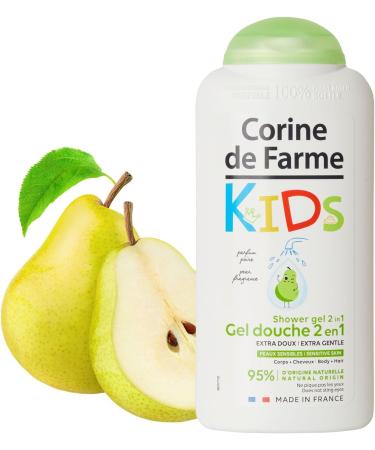  Corine de Farme Corine de Farme - Kids 2-in-1 Shower Gel Body and Hair Pear Fragrance - Sensitive Skin Hypoallergenic Clean Beauty Formula - Buy Online on GoSupps.com