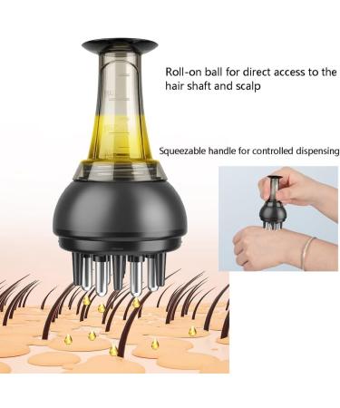 Combndht Liquid Applicator for Scalp Medication - Durable Massage Comb for Hair Growth & Treatment | Easy to Use - B Black - Buy Online on GoSupps.com