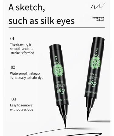 Eye Liner Quick-Drying Waterproof Long-Lasting Eye Liner Liquid Liner Non-fading Liquid Eyeliner Smudge Resistant Eye Liners for Women Girls Kagrote Green - Buy Online on GoSupps.com