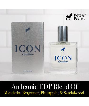 Pete & Pedro ICON - Eau De Parfum | Inspired By Creed Imperial Millesime For Men - Citrus Fruity Marine Accord Notes | Men's Cologne & Fragrance | As Seen on Shark Tank 1.7 oz. ICON edp - Buy Online on GoSupps.com