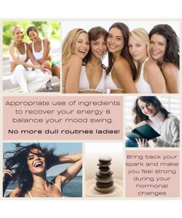 Hormone Balance for Women - Natural Energy & Mood Enhancement Pills | Menopause Relief Supplement with Vitex, Maca, Ginseng - 90 Capsules - Buy Online on GoSupps.com