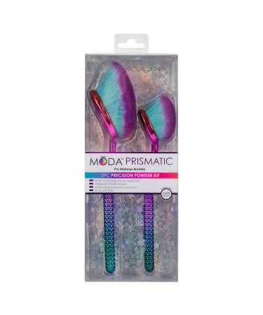 Buy Moda Royal & Langnickel 4pc Prismatic Precision Powder Oval Makeup Brush Set - Large & Small Brushes for Flawless Makeup | International Shipping Available - Buy Online on GoSupps.com