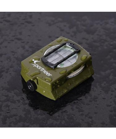 Military March Compass - Waterproof & Shockproof Professional Pocket Compass for Hiking Camping & Outdoor Activities - Buy Online on GoSupps.com