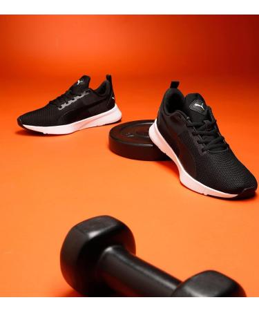 PUMA Unisex Kids Flyer Runner Jr Sneaker - 39 EU - Puma Black/White | International Shipping Available - Buy Online on GoSupps.com