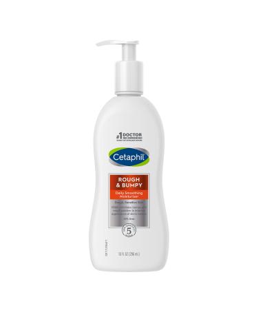 CETAPHIL Daily Smoothing Moisturizer for Rough and Bumpy Skin | 10 fl oz | For Rough, Sensitive Skin | Urea Cream Hydrates and Exfoliates to Smooth Skin | Fragrance Free | Dermatologist Recommended