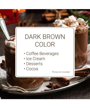 Monin Gourmet Dark Chocolate Sauce - Velvety, Rich & Gluten-Free (12 oz) for Desserts & Coffee - Buy Online on GoSupps.com