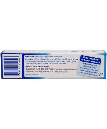 Zinc-Free Waterproof Denture Adhesive - Extra Strong Hold - 1.4 oz (Pack of 2) - Buy Online on GoSupps.com