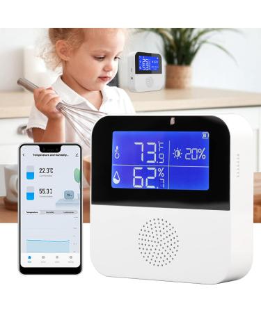 Haofy Intelligent Temperature Moisturizer & WiFi Hygrometer | High-Precision Thermometer Sensor for Optimal Humidity Control - Buy Online on GoSupps.com