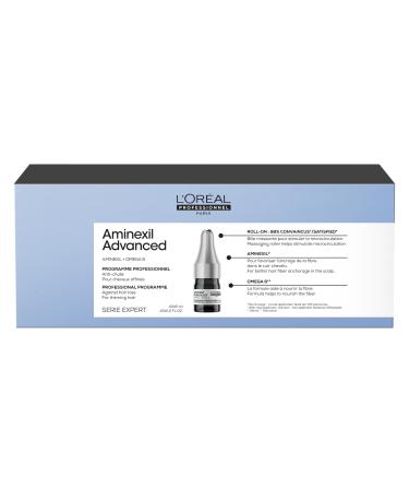 L'Or al Professionnel Paris L'Or al Professionnel Anti-Hair Loss Treatment Reduces Hair Loss in 6 Weeks & Redensifies Hair Roll-On for Men & Women Silicone-Free 42 x 6ml Vials