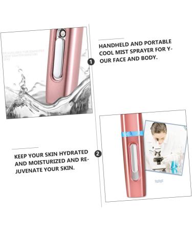Housoutil Hydrating Instrument Facial Mist Sprayer Handheld Steamer Moisturizer for Face Mini Face Steamer Face Steamer Mini Face Hydrating Moisturizer Handy Sprayer Portable Abs - Buy Online on GoSupps.com