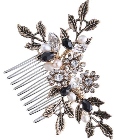 Ipetboom 1pc Bridesmaids Accessories Bride Comb Rhinestone Comb Wedding Hair Clips Bridal Hair Comb Gold Headpiece Comb for Bride Tiara Rhinestone Hair Comb S870 Wedding Accessories Fashion - Buy Online on GoSupps.com