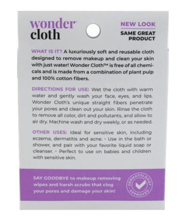 Wonder Cloth Make-Up Remover (6 Pack) - Gentle and Effective Skincare Solution - Buy Online on GoSupps.com