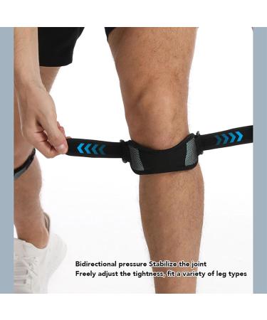 RiToEasysports Adjustable Patella Strap Knee Brace - Shock Absorption Pain Relief for Basketball Running & Tennis (Green) #311 | International Shipping Available - Buy Online on GoSupps.com