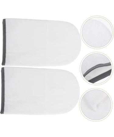 Ipetboom 1 Pair Waxing Gloves Bath Gloves Bath Bathing Accessories Bath Accessories Paraffin Gloves for Hot Wax Heating Gloves Wax Warmer for Hand Care Tote Bag Towel Manicure 27.5X16.5cm - Buy Online on GoSupps.com