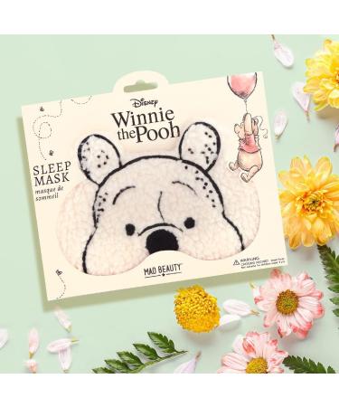 Mad Beauty Winnie The Pooh Sleep Mask - Soft & Comfortable Eye Shade for Good Night's Sleep - Adjustable for Kids & Adults - Buy Online on GoSupps.com
