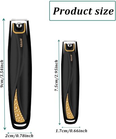 High-Quality Stainless Steel No Splash Nail Clipper with Collecting Container | Perfect for Fingernails & Toenails - Built-in File Included! - Buy Online on GoSupps.com