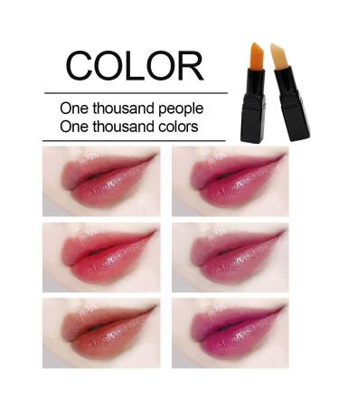 Moisturizer Lip Balm Magic Temperature Color Change Lipstick Waterproof Kiss-proof Long Lasting Lip Gloss Natural Nutritious Lip Stick with Vitamin E 1 Tube 0.12 Ounce (Carotene) - Buy Online on GoSupps.com