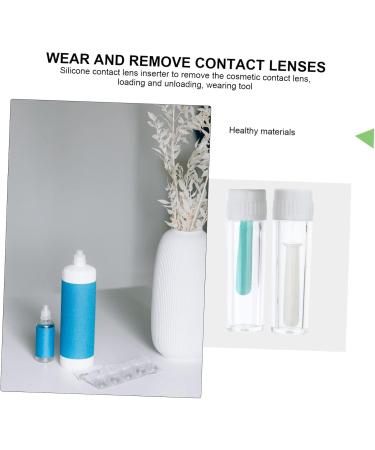 JECOMPRIS 50 Pcs Tweezers for Color Contact Lenses | Silicone Lens Removal Pliers | Eye Makeup Accessories - Buy Online on GoSupps.com