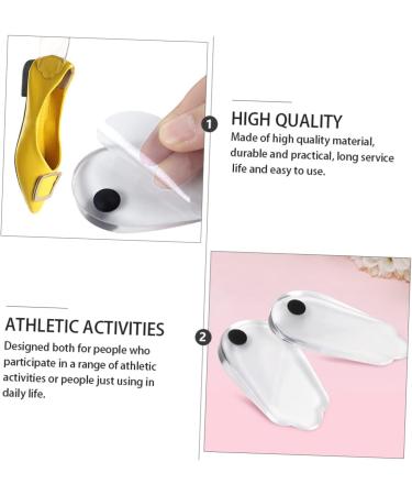 Mobestech Gel Heel Inserts - 6 Pairs Medial & Lateral Heel Pads for Men & Women - Comfortable Half Insoles & Heel Cups for All-Day Support - Buy Online on GoSupps.com