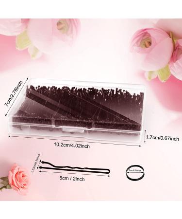 Premium Black Bobby Pins Set with Box - 200 Count Hair Pins for Women, Girls & Kids | Invisible Wave Clips & Rubber Bands for All Hair Types - Bulk Hair Accessories - Buy Online on GoSupps.com