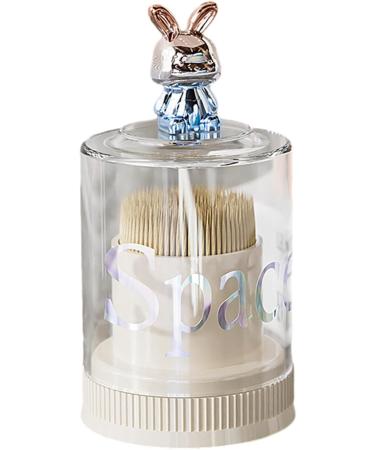 Buy Luofeng Cute Rabbits Cotton Pad Holder & Lipstick Organizer | Ideal Storage Box for Cosmetics Jewelry & Makeup - International Shipping Available - Buy Online on GoSupps.com