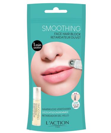 LAction Paris Smoothing Facial Hair Blocker Serum | Slow Down Facial Hair Growth | Easy-to-Use Roller Ball Applicator | Plant Extracts | 10ml Daily Facial Serum - Buy Online on GoSupps.com
