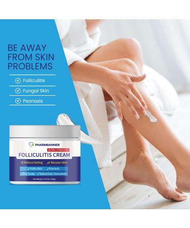 Folliculitis Treatment Cream Extra Strength Folliculitis Scalp Treatment Antifungal Cream Psoriasis Cream Fast Effective Treatment for Folliculitis Psoriasis & Seborrheic Dermatitis Itch Relief - Buy Online on GoSupps.com