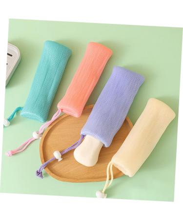 OHPHCALL 3pcs Soap Bag Foam Net Bar Soap Scrubber Pouch Exfoliating Soap Pouches Small Soap Bags Soap Mesh or 17x6.5cm Assorted Color - Buy Online on GoSupps.com