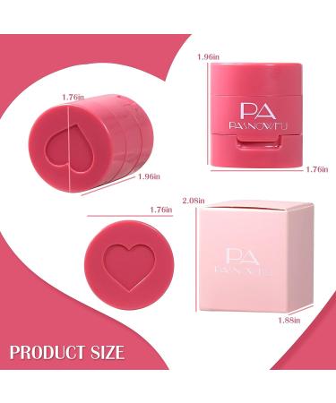 PASNOWFU Liquid Blush: Heart-Shaped Stamp Korean Blush for Natural & Long-Lasting Cheeks - Peach Pink - Buy Online on GoSupps.com