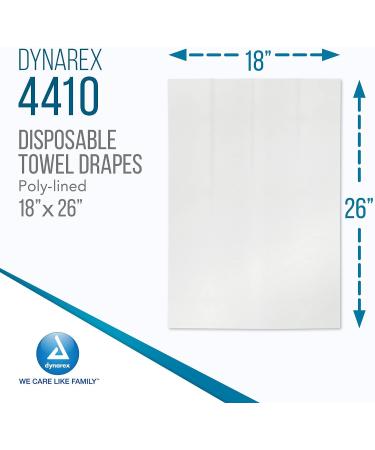 Dynarex Disposable Towel Drapes Sterile 18x26 - 50 Count Box for Medical & Surgical Use - Buy Online on GoSupps.com