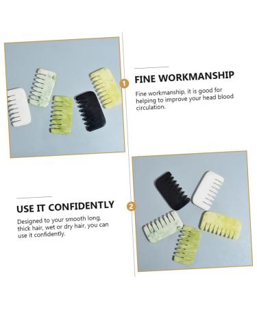Magiclulu Jade Gua Sha Comb - Scalp Massager & Head Massage Tool for Relaxation | International Shipping Available - Buy Online on GoSupps.com